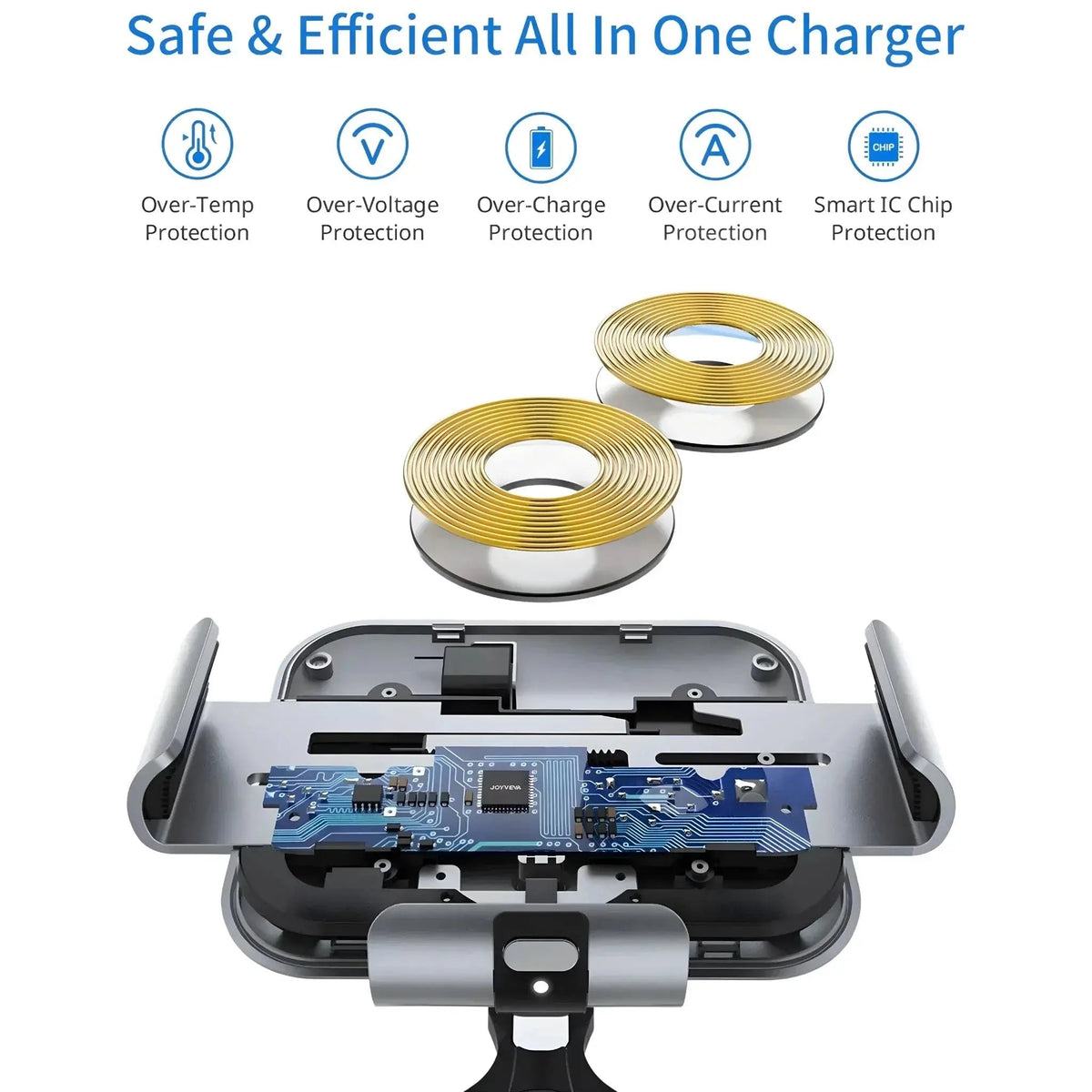 Orbit Dual-Coil Wireless Car Mount for Galaxy Z Fold & Z Flip