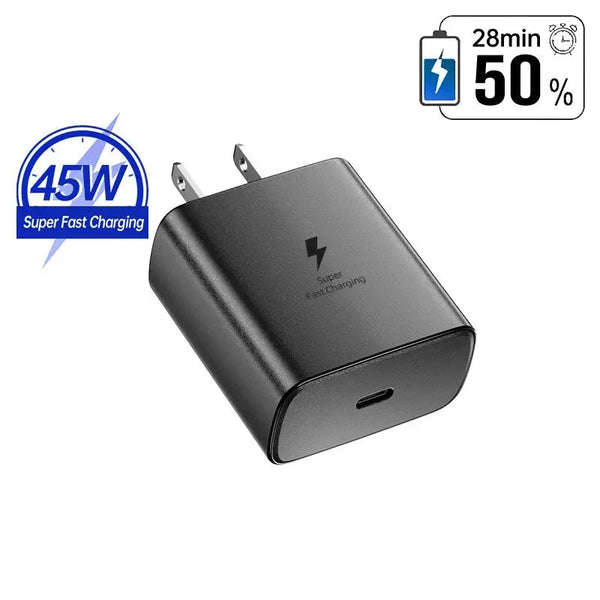 45W Super Fast USB-C Wall Charger for Galaxy Z Fold & Z Flip