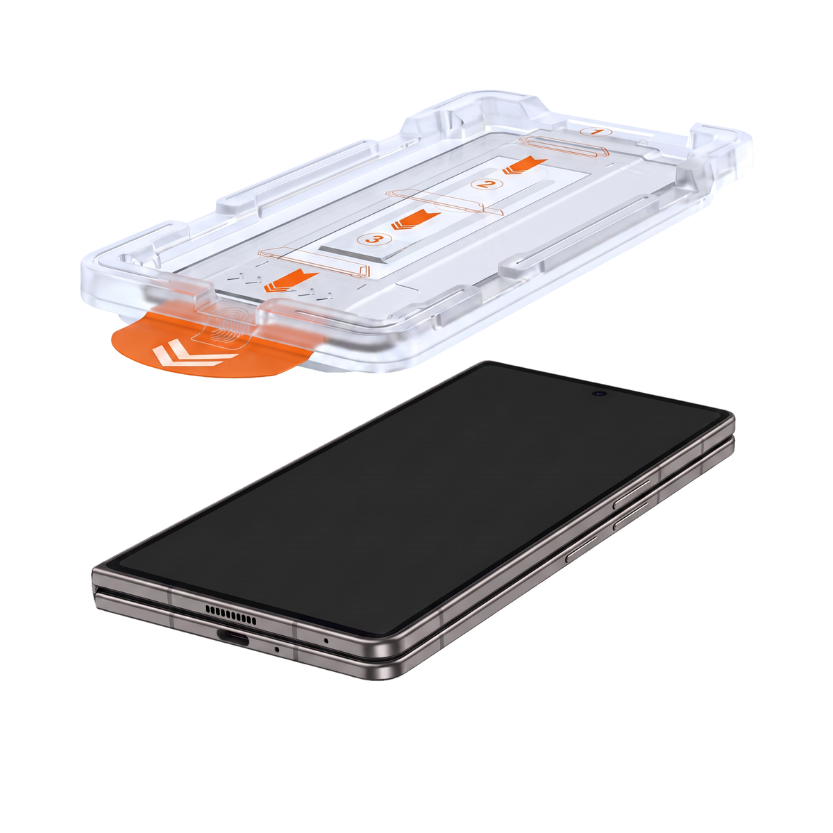 Ion Glass Tempered Screen Protector for Galaxy Z Fold 7, 6, 5 (2-Pack)