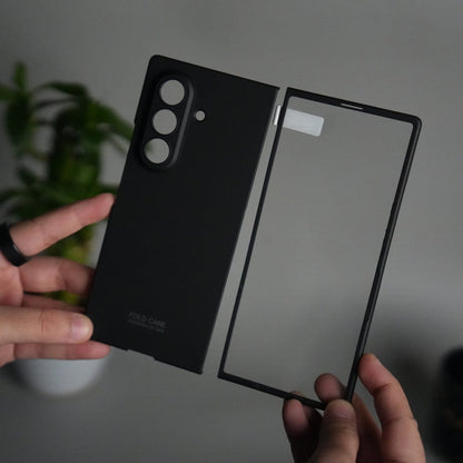 Matte Hard Case with Front Glass Cover for Samsung Galaxy Z Fold 8 Ultra | Slim Shockproof Fold Care Edition