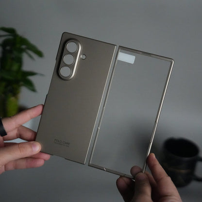 Matte Hard Case with Front Glass Cover for Samsung Galaxy Z Fold 8 Ultra | Slim Shockproof Fold Care Edition