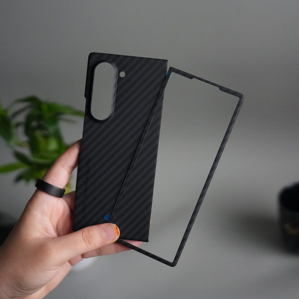 Carbon Fiber Feel Slim Case for Samsung Galaxy Z Fold 8 Ultra| Ultra-Thin Lightweight Protective Cover