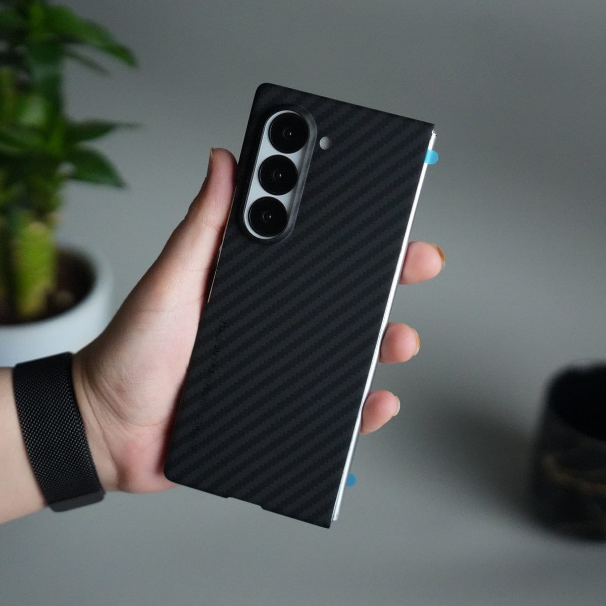 Carbon Fiber Feel Slim Case for Samsung Galaxy Z Fold 8 Ultra| Ultra-Thin Lightweight Protective Cover