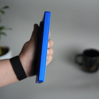 Matte Hard Back Cover For Samsung Galaxy Z Fold 8 Ultra | Case with S-Pen Slot & Front Glass |  | Blue