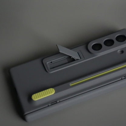 Front Glass Protection Case With PushUP S Pen Holder for Samsung Galaxy Z Fold 8 Ultra