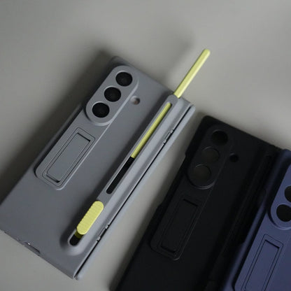 Front Glass Protection Case With PushUP S Pen Holder for Samsung Galaxy Z Fold 8 Ultra