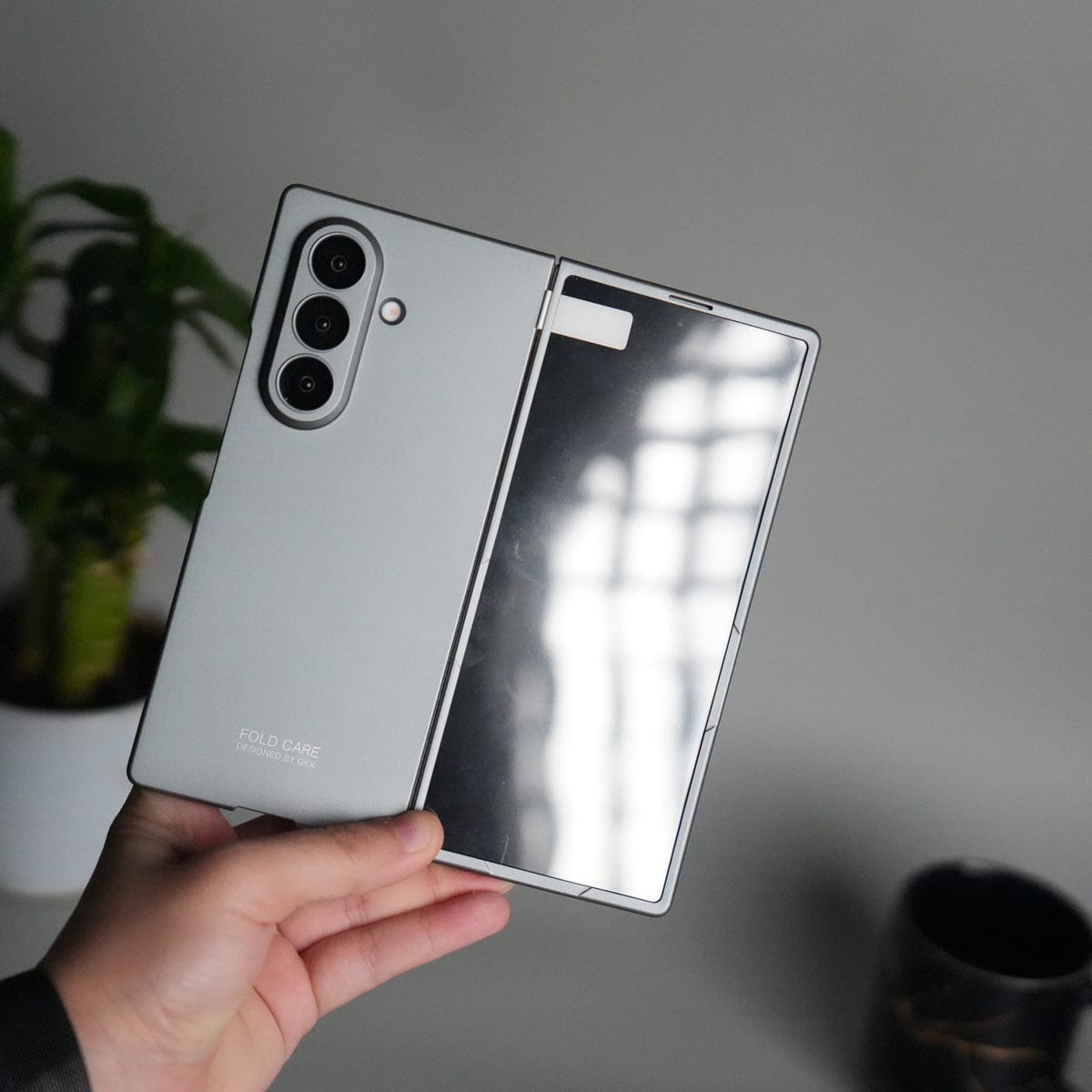 Matte Hard Case with Front Glass Cover for Samsung Galaxy Z Fold 8 Ultra | Slim Shockproof Fold Care Edition