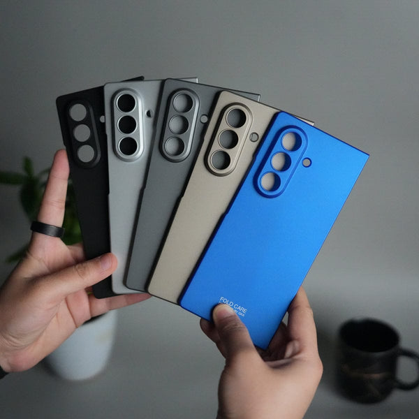 Matte Hard Case with Front Glass Cover for Samsung Galaxy Z Fold 8 Ultra | Slim Shockproof Fold Care Edition