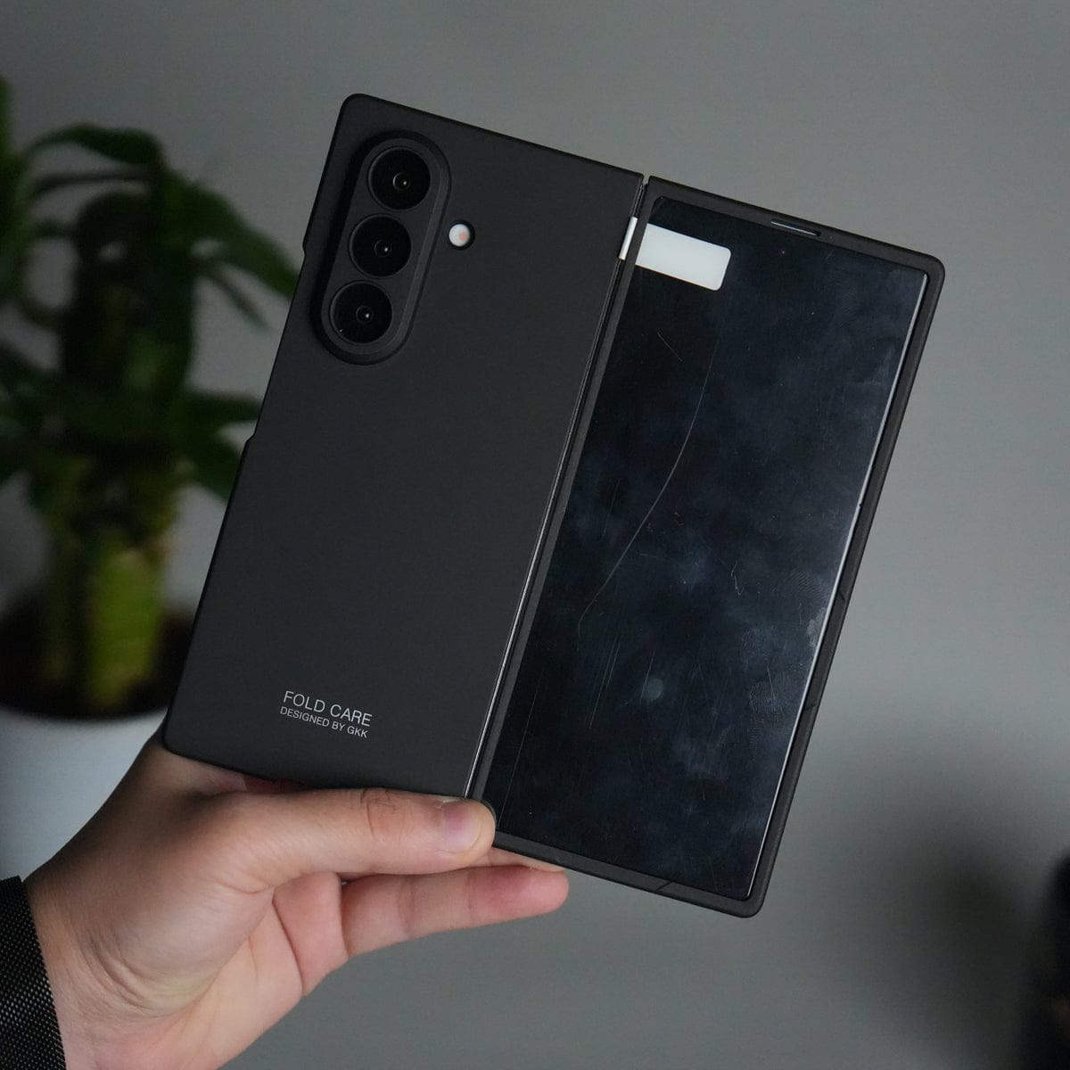 Matte Hard Case with Front Glass Cover for Samsung Galaxy Z Fold 8 Ultra | Slim Shockproof Fold Care Edition