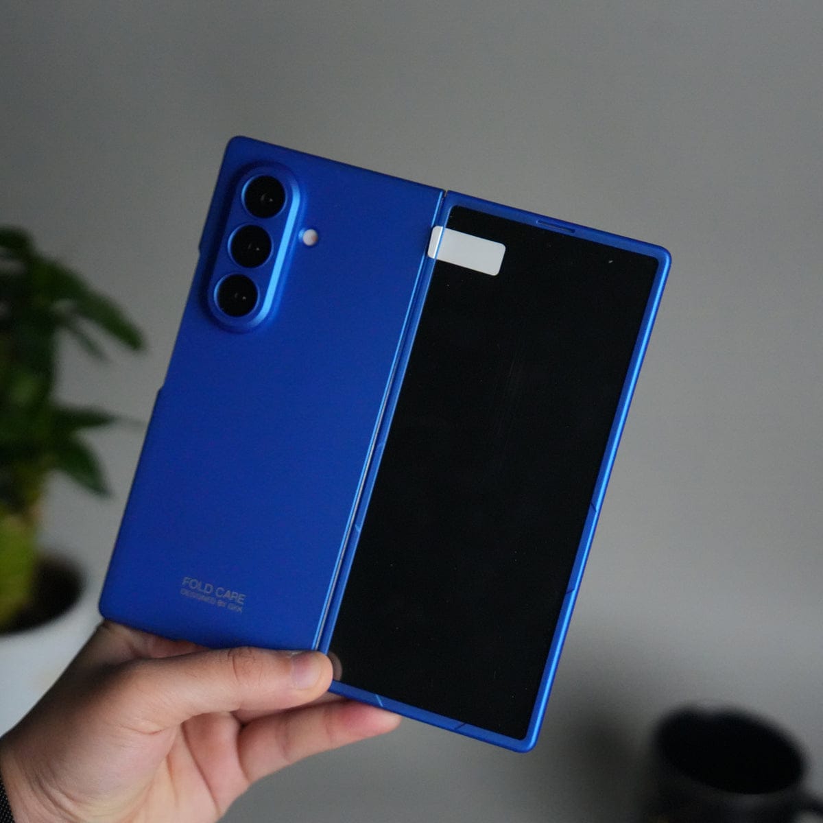Matte Hard Case with Front Glass Cover for Samsung Galaxy Z Fold 8 Ultra | Slim Shockproof Fold Care Edition