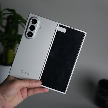 Matte Hard Case with Front Glass Cover for Samsung Galaxy Z Fold 8 Ultra | Slim Shockproof Fold Care Edition