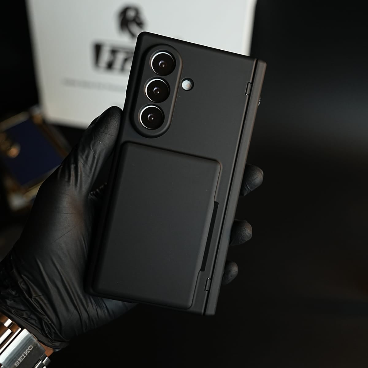 Premium Silk Matte Case for Samsung Galaxy Z Fold 8 Ultra | Built-In Card Holder & Hinge Protection