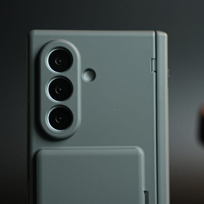 Premium Silk Matte Case for Samsung Galaxy Z Fold 8 Ultra | Built-In Card Holder & Hinge Protection
