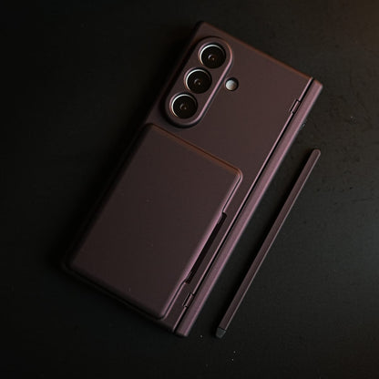 Premium Silk Matte Case for Samsung Galaxy Z Fold 8 Ultra | Built-In Card Holder & Hinge Protection