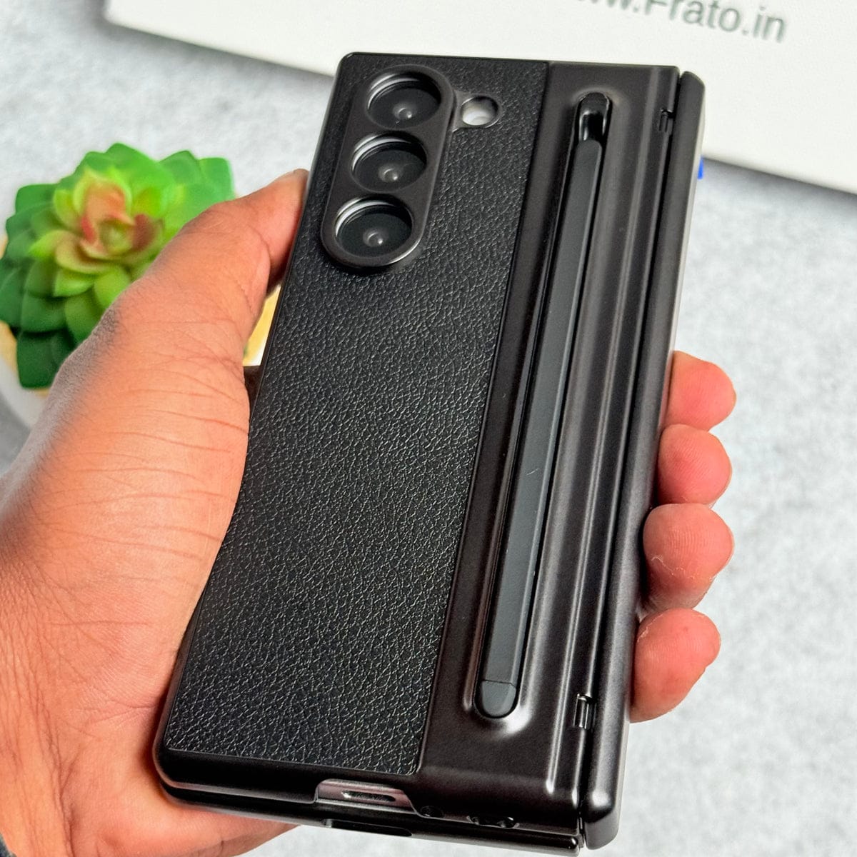 Chrome Plating front Glass Protection Hinge Case Folding Cover for Samsung Galaxy Z Fold 8 Ultra