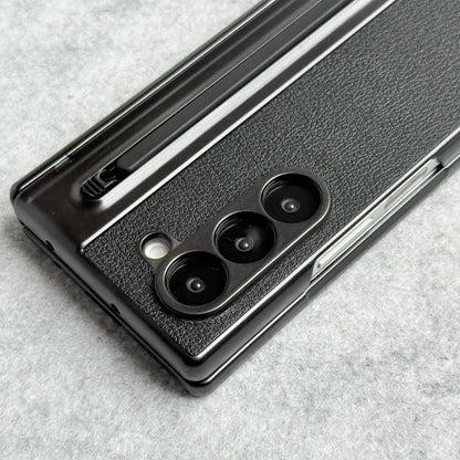 Chrome Plating front Glass Protection Hinge Case Folding Cover for Samsung Galaxy Z Fold 8 Ultra