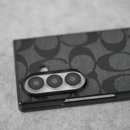 Luxury CC Brand PU Leather Design Case Cover For Samsung Galaxy Z Fold 8 Ultra