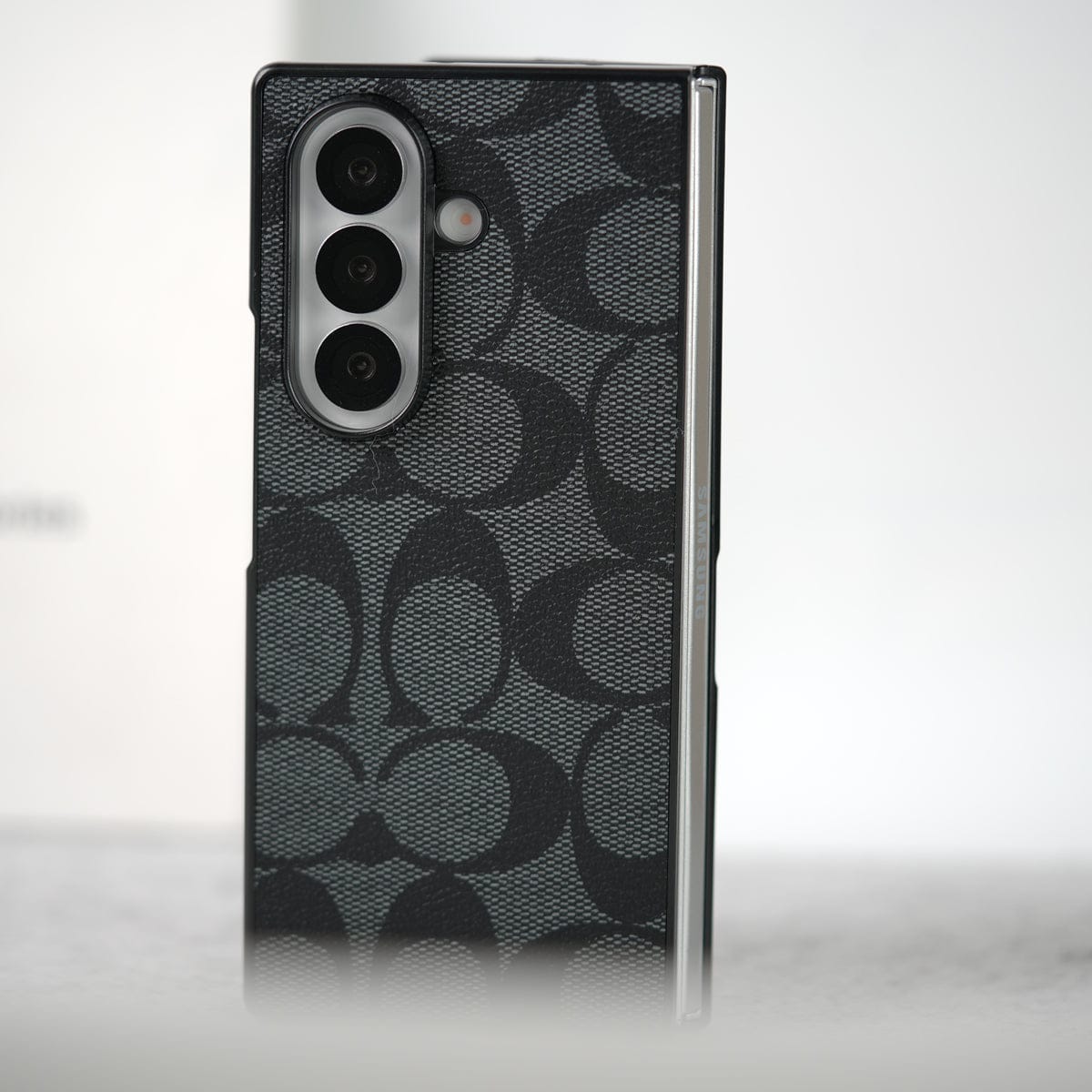 Luxury CC Brand PU Leather Design Case Cover For Samsung Galaxy Z Fold 8 Ultra
