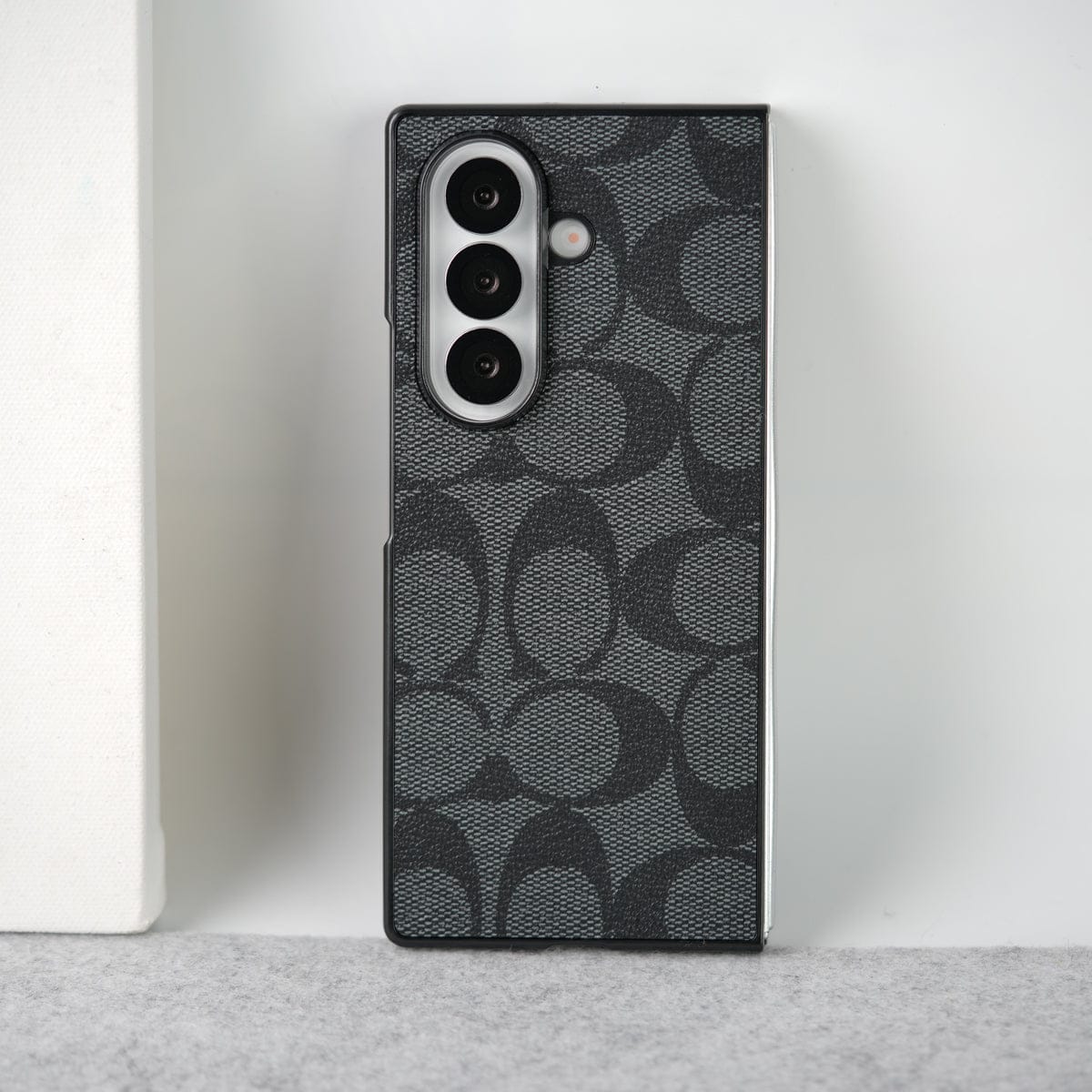 Luxury CC Brand PU Leather Design Case Cover For Samsung Galaxy Z Fold 8 Ultra