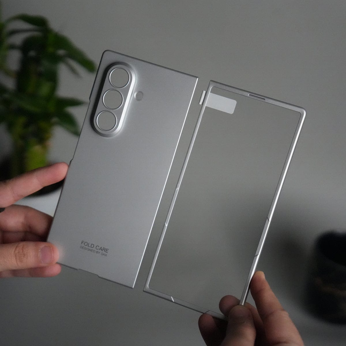 Matte Hard Case with Front Glass Cover for Samsung Galaxy Z Fold 8 Ultra | Slim Shockproof Fold Care Edition