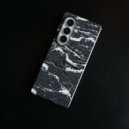 Artistic Wave Print Case for Galaxy Z Fold 8 Ultra | MagSafe Slim Case