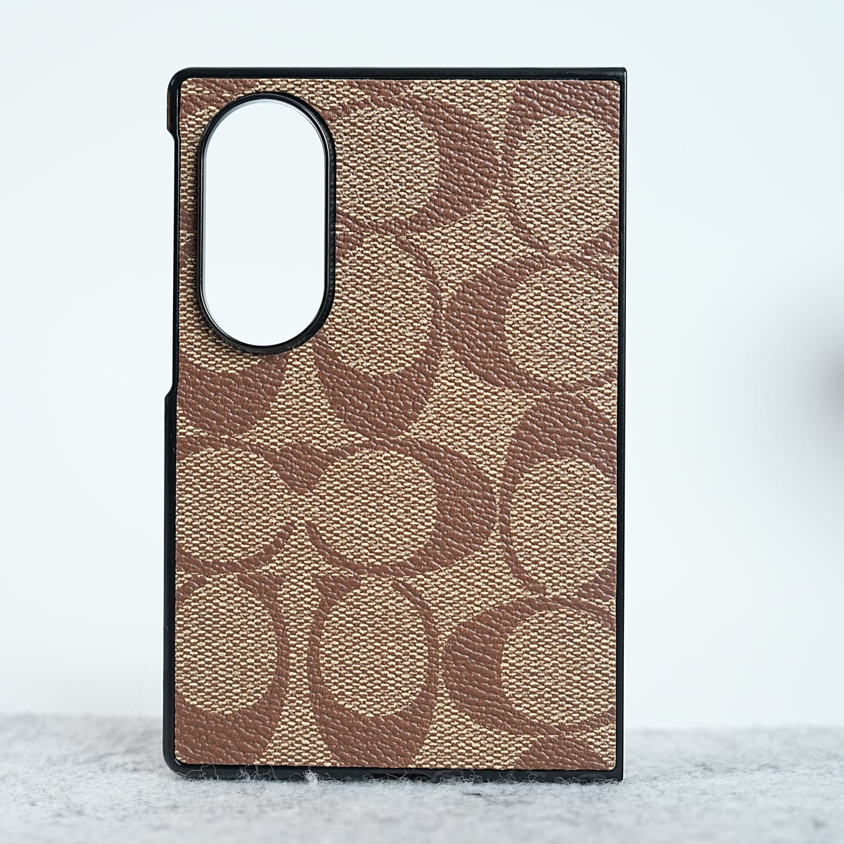 Luxury CC Brand PU Leather Design Case Cover For Samsung Galaxy Z Fold 8