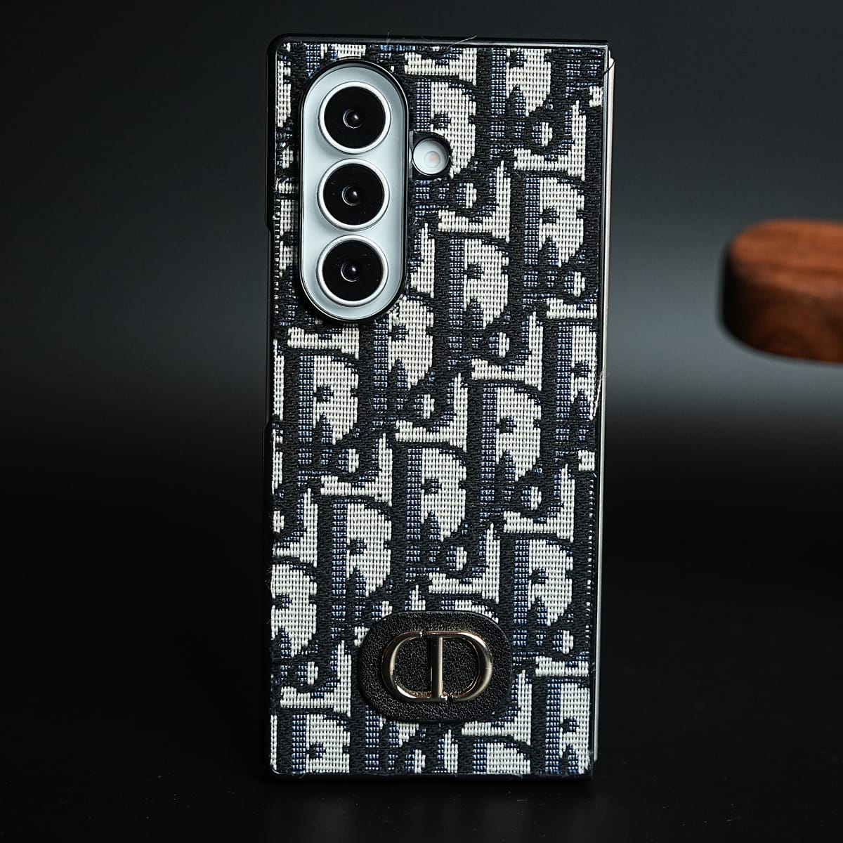 Luxury Fashion CD Embroidery Case Cover For Samsung Galaxy Z Fold 8 Ultra
