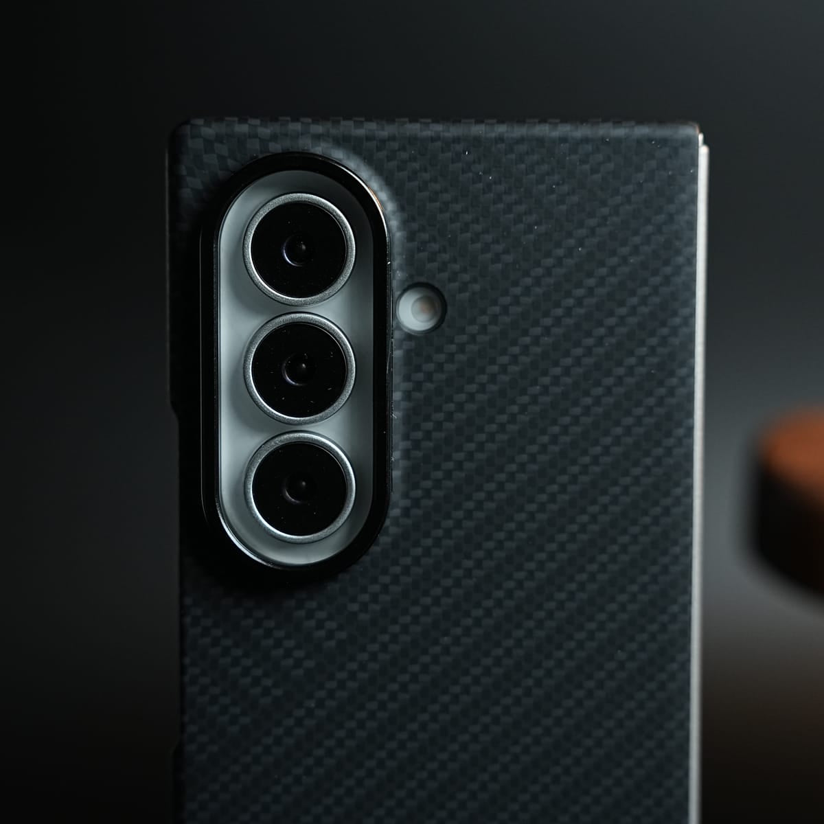 Carbon Fiber Texture Case for Samsung Galaxy Z Fold 8 Ultra  | Magnetic Ring + 2 Ultra HD Tempered Glass