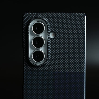 Carbon Fiber Texture Design Hard Pc for Galaxy Z Fold 8 Ultra with Magsafe | CornerGreen