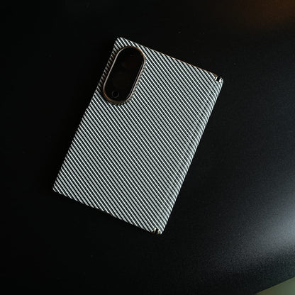 Carbon Fiber Texture Slim Case For Samsung Galaxy Z Fold 8 | Hinge Protection