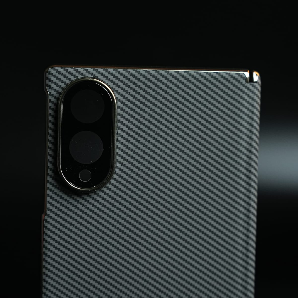 Carbon Fiber Texture Slim Case For Samsung Galaxy Z Fold 8 | Hinge Protection