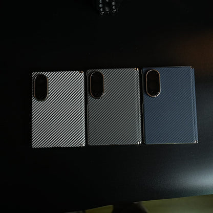 Carbon Fiber Texture Slim Case For Samsung Galaxy Z Fold 8 | Hinge Protection