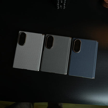Carbon Fiber Texture Slim Case For Samsung Galaxy Z Fold 8 | Hinge Protection