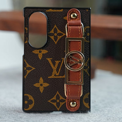 Luxury Brand Strap Holder Case For Samsung Galaxy Z Fold 8