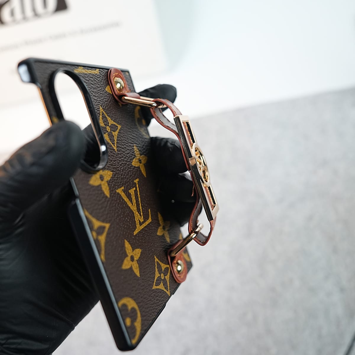 Luxury Brand Strap Holder Case For Samsung Galaxy Z Fold 8