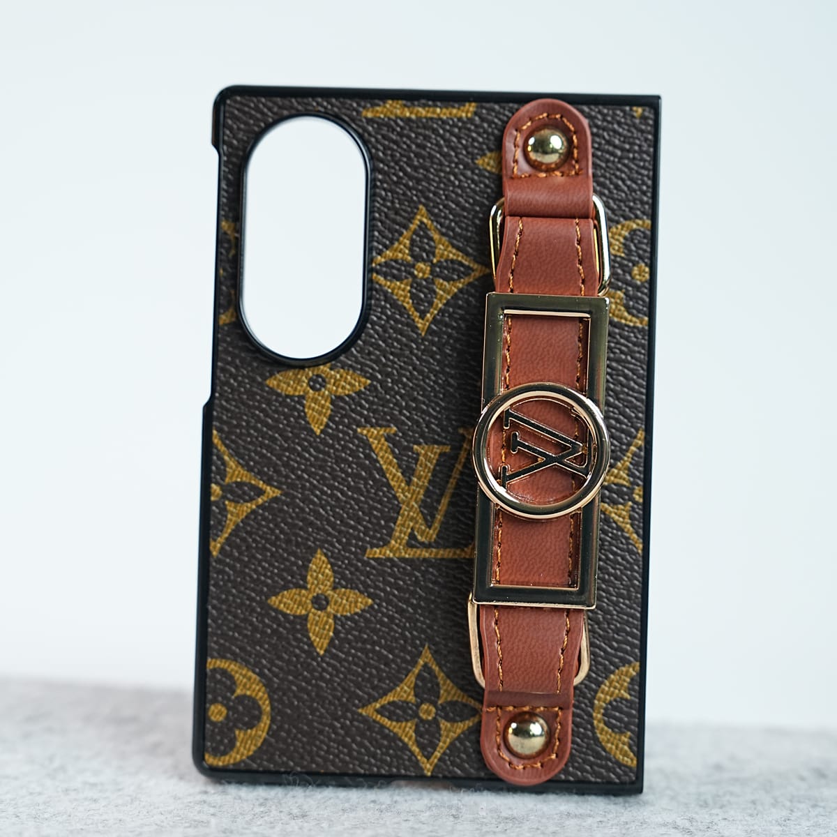 Luxury Brand Strap Holder Case For Samsung Galaxy Z Fold 8