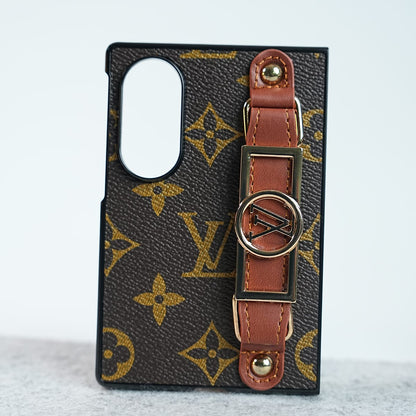 Luxury Brand Strap Holder Case For Samsung Galaxy Z Fold 8