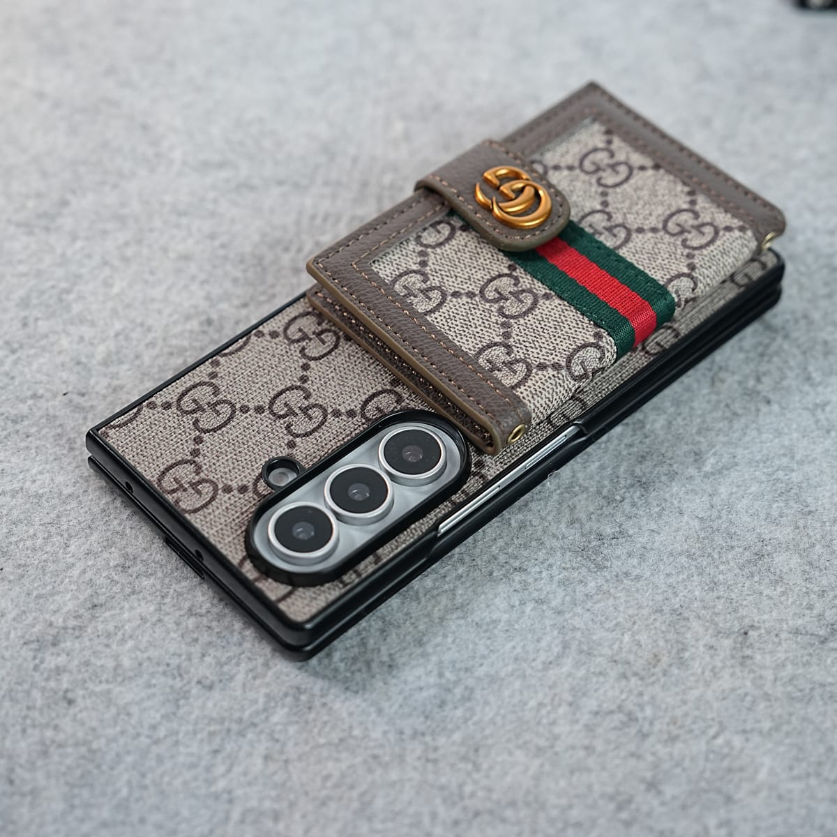 Luxury Cardholder Crossbody Sling Strap Case for Samsung Galaxy Z Fold 8 Ultra
