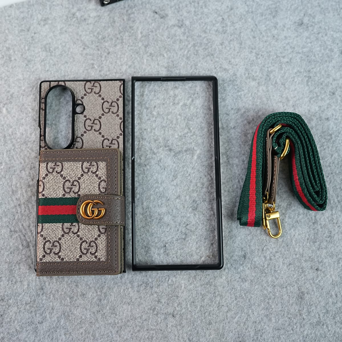 Luxury Cardholder Crossbody Sling Strap Case for Samsung Galaxy Z Fold 8 Ultra