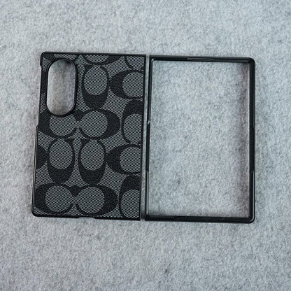 Luxury CC Brand PU Leather Design Case Cover For Samsung Galaxy Z Fold 8