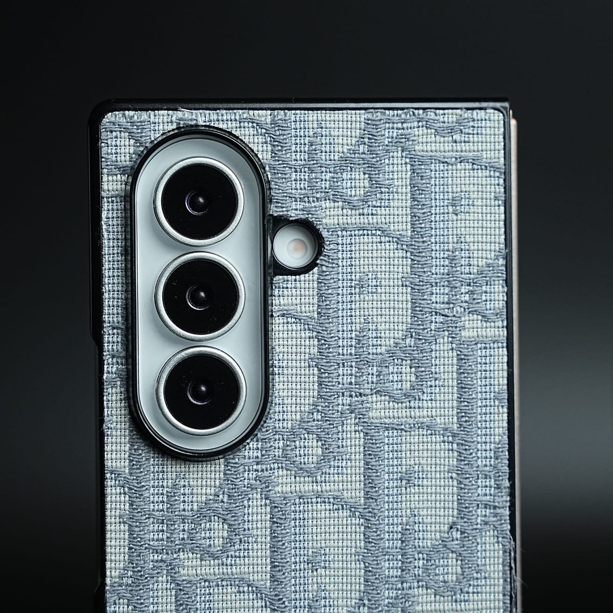 Luxury Fashion CD Embroidery Case Cover For Samsung Galaxy Z Fold 8 Ultra