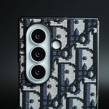 Luxury Fashion CD Embroidery Case Cover For Samsung Galaxy Z Fold 8 Ultra