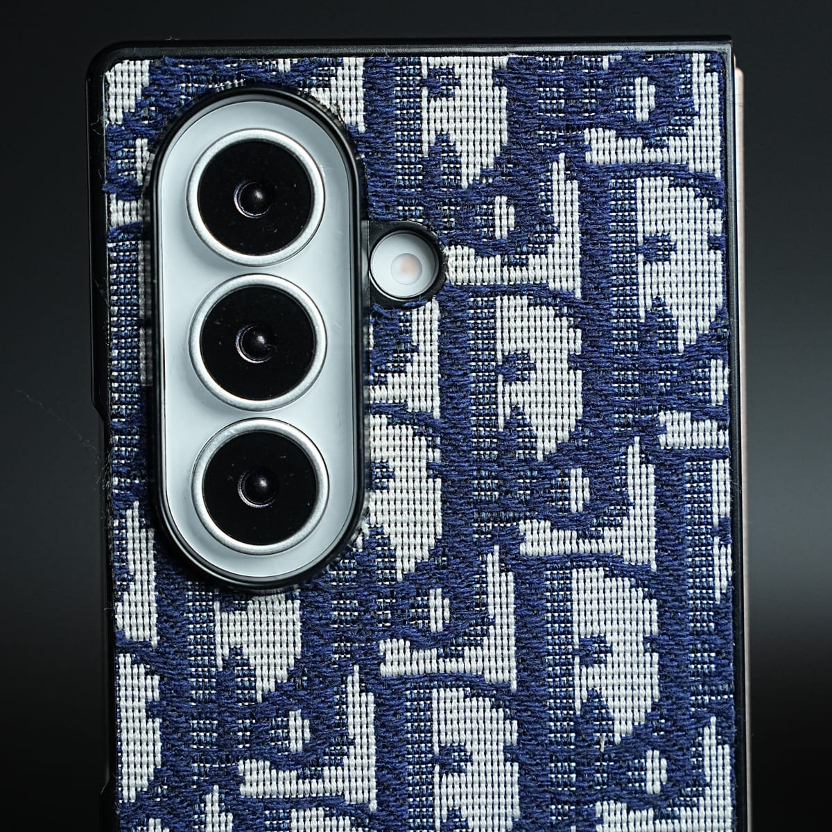 Luxury Fashion CD Embroidery Case Cover For Samsung Galaxy Z Fold 8 Ultra