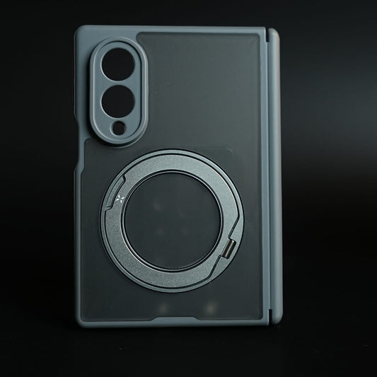 Magnetic Frosted Armor Case for Samsung Galaxy Z fold 8 | Rotating Metal Stand