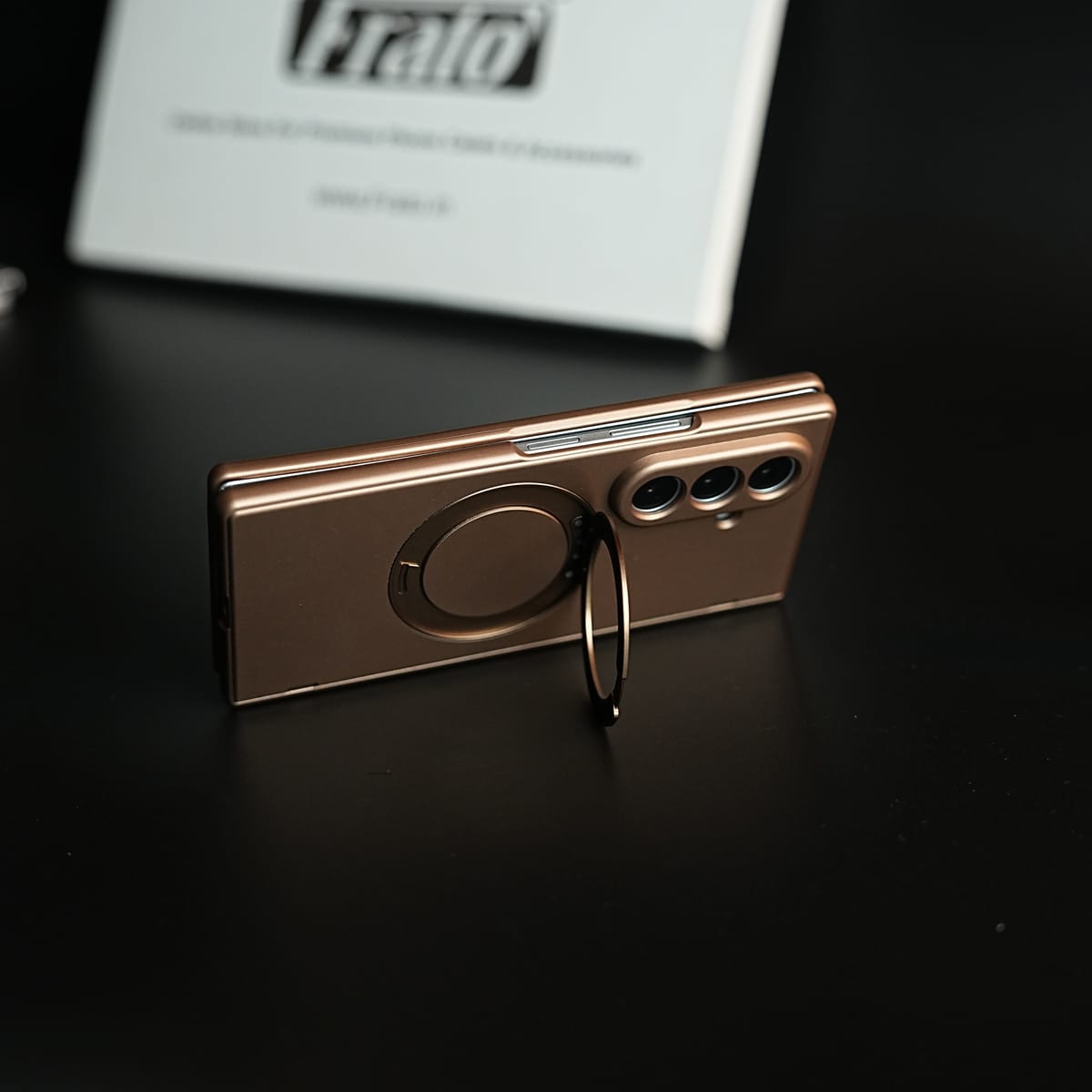 Matte Case for Galaxy Z Fold 8 Ultra | 360° Rotating Stand & Hinge Protection