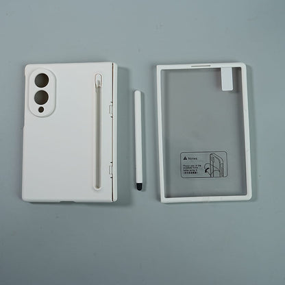 Matte Finish Case with Built-in Screen Protector For Samsung Galaxy Z Fold 8 | Full Hinge Protection & S Pen Holder