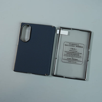 Matte Protective Case with Carbon Fiber Texture & Dual Protective Material For Galaxy Z Fold 8