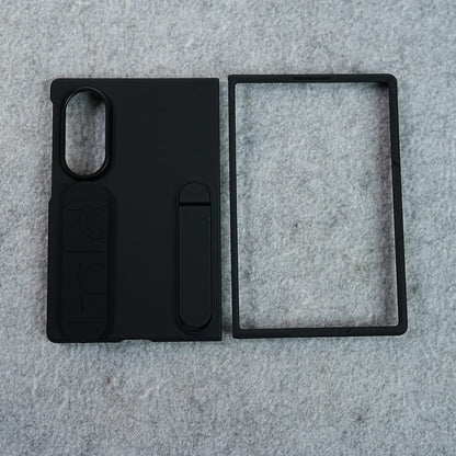 Matte Silicone Wrist Strap Case For Samsung Galaxy Z Fold 8 | Built in Kick Stand