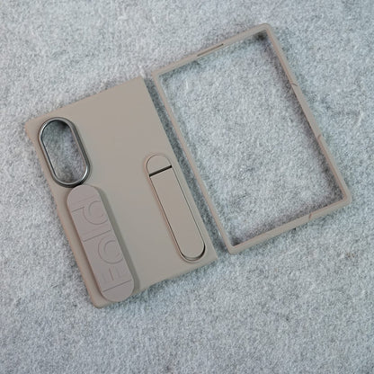 Matte Silicone Wrist Strap Case For Samsung Galaxy Z Fold 8 | Built in Kick Stand