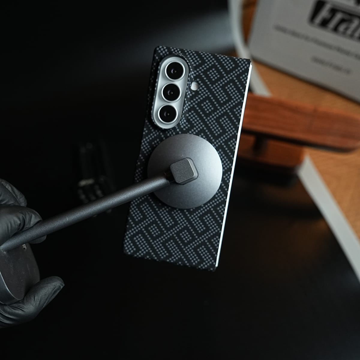 Pixel Geometric Pattern MagSafe Case for Galaxy Z Fold 8 Ultra | Protective Cover